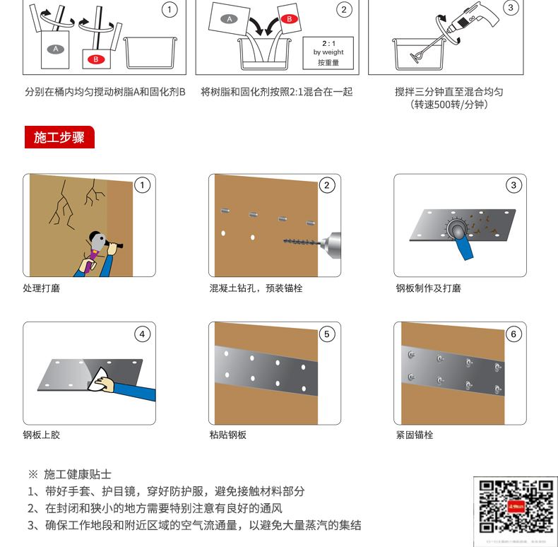 包钢连云粘钢加固施工过程